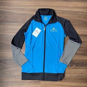 Kastel Denmark Zip Lightweight Jacket - Blue & Black - XS
